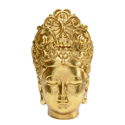 KARE Deco-Object Goddess-Head Gold-39cm