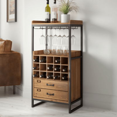Wooden Wine Cabinet Edgar
