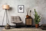 dutchbone-armchair grey