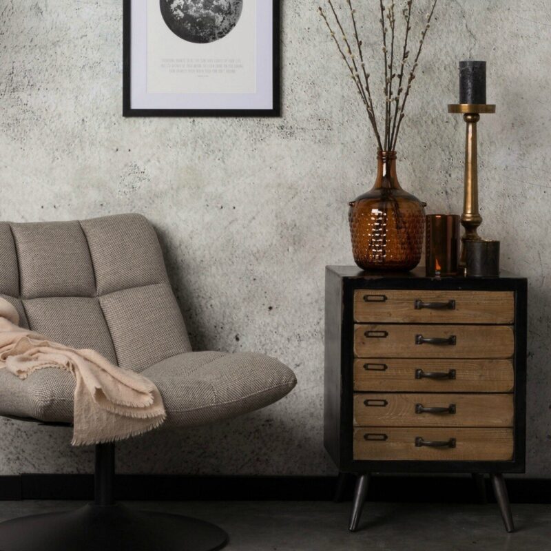 dutchbone-armchair grey