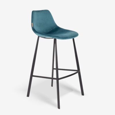 Dutchbone franky bar stool petrol