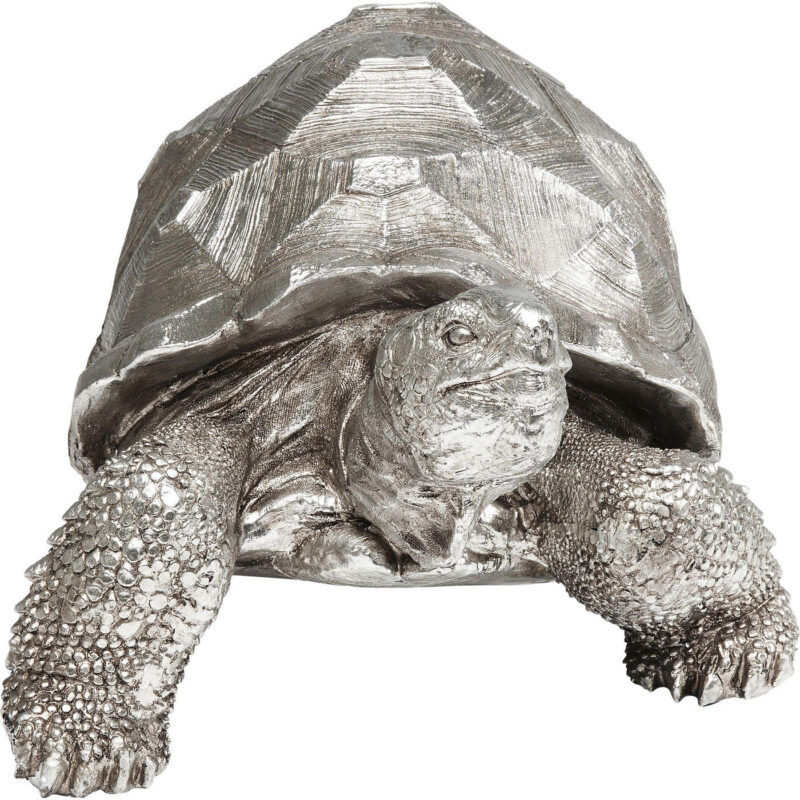KARE Deco Figurine Turtle Silver Big - Image 6