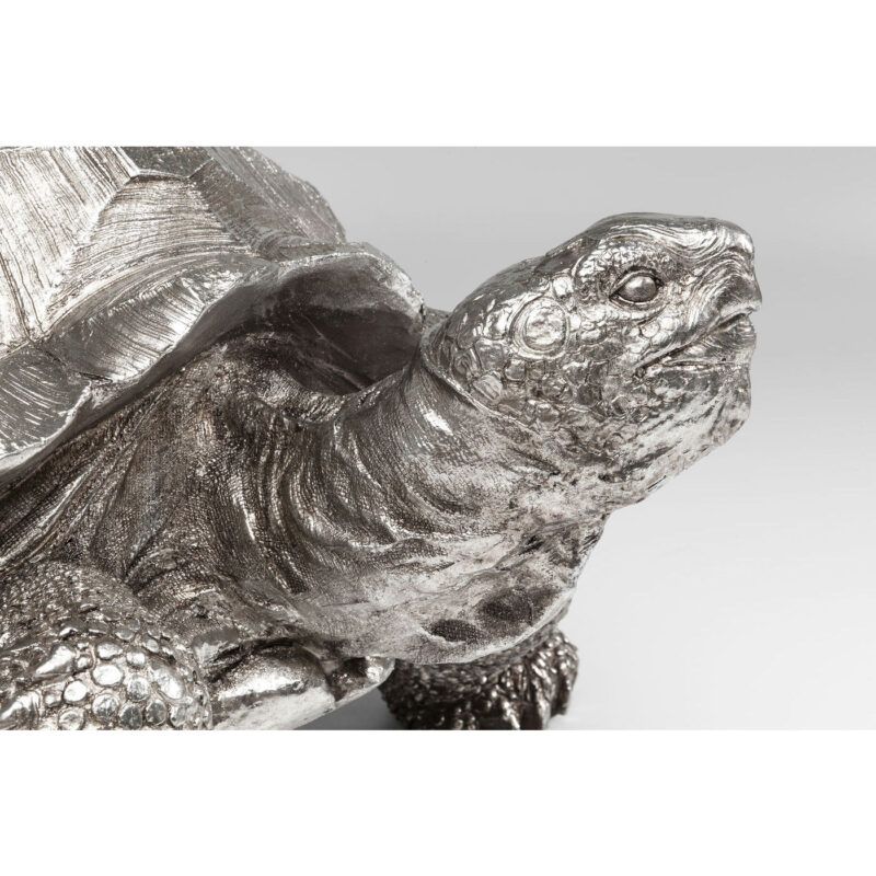 KARE Deco Figurine Turtle Silver Big - Image 5