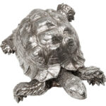 KARE Deco Figurine Turtle Silver Big - Image 2