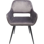 KARE Chair with Armrest San Francisco Grey - Image 7