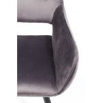 KARE Chair with Armrest San Francisco Grey - Image 5