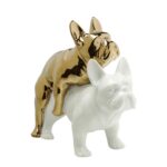 Deco Figurine Love Dogs Gold (7)