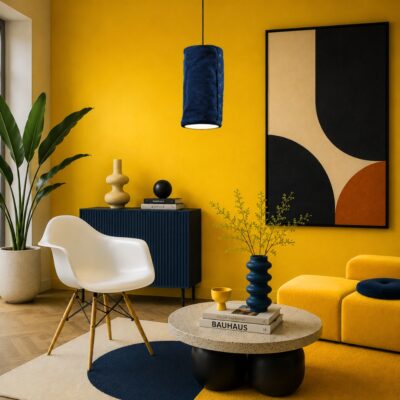 Pendant Lamp Rivet Denim Ø15cm (4)