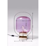 KARE Jupiter Pink-Brass Table Lamp - Image 4