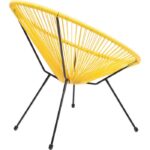 KARE Arm Chair Acapulco Yellow - Image 3