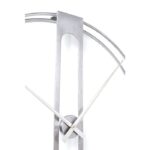 KARE Wall Clock Clip Silver - Image 3