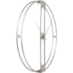 KARE Wall Clock Clip Silver - Image 5