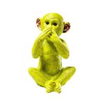 Kare Money Box Monkey Iwazaru Lime