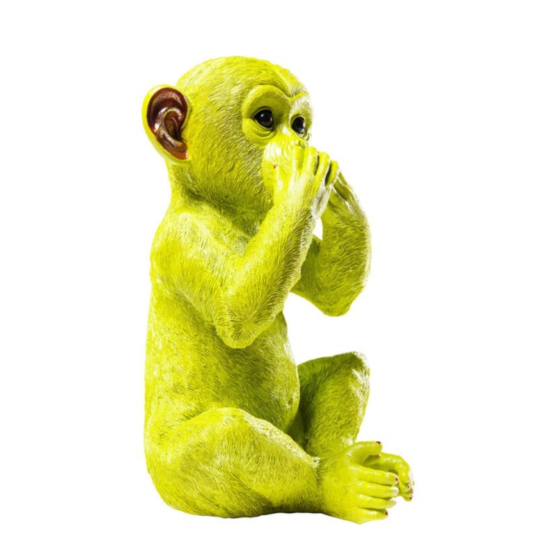 Kare Money Box Monkey Iwazaru Lime (5)