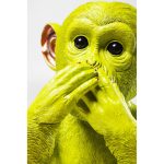 Kare Money Box Monkey Iwazaru Lime (8)