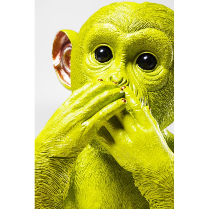 Kare Money Box Monkey Iwazaru Lime (8)