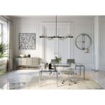 Wall Clock Clip Silver Ø107cm (2)