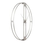 Wall Clock Clip Silver Ø107cm (3)