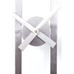 Wall Clock Clip Silver Ø107cm (5)