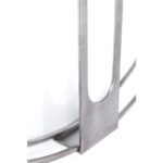 Wall Clock Clip Silver Ø107cm (6)