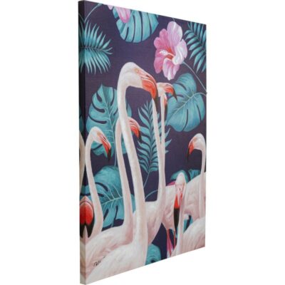 Tableau Touched Flamingo Road Nature 122x92cm