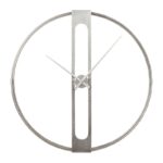 KARE Wall Clock Clip Silver