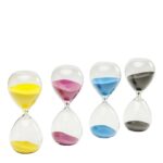Hourglass timer black 20cm (8)