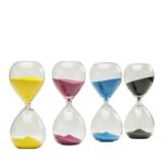 Hourglass timer black 20cm (9)