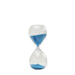 Hourglass timer blue 20cm