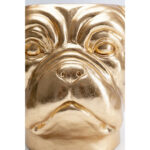 Deco planter bulldog gold (7)