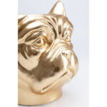 Deco planter bulldog gold (8)