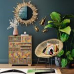 Wall Decoration Longicorn Beetle Gold