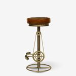Bar stool cycle gold (7)