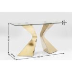 Console Table Gloria Gold - Image 4