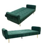 Sofa-bed 3-seat Elegant Velvet