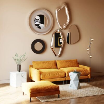 Mirror hologram silver 117x68cm (2)
