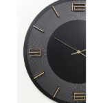 KARE Wall Clock Leonardo Black/Gold 50 - Image 4