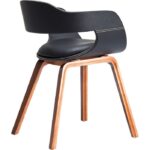 KARE Chair with Armrest Costa Walnut - Image 3