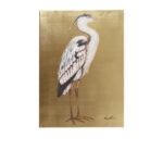 Resim: Sağa Dokunan Balıkçıl Kuşu, 70x50cm