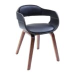 KARE Chair with Armrest Costa Walnut