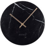 Zuiver Marble Black Time Wall Clock