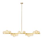 Pendant Lamp Scala Balls Brass 155cm