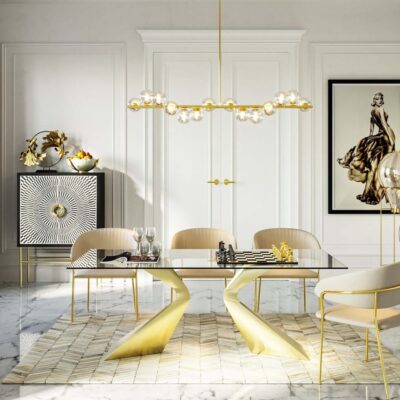 Sarkıt Lamba Scala Balls Pirinç 155cm (2)