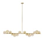 Pendant Lamp Scala Balls Brass 155cm (8)