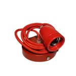 Red Ceramic Pendant Light