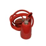 Red Ceramic Pendant Light - Image 3