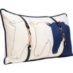 KARE Cushion Horsefaces 28x50cm - Image 2