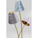 KARE Floor Lamp Flexible Velvet Brass Tre - Image 6