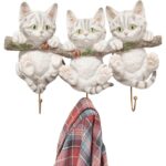 Wall Hooks Three Mini Cats - Image 2