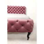 KARE Bed Desire Velvet Mauve 160x200cm - Image 5